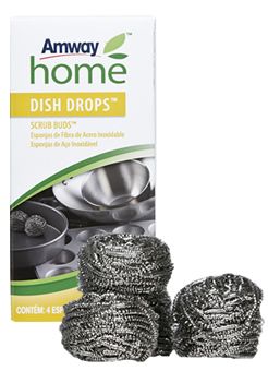 Dish Drops Scrub Buds Esponja de aço inoxidável